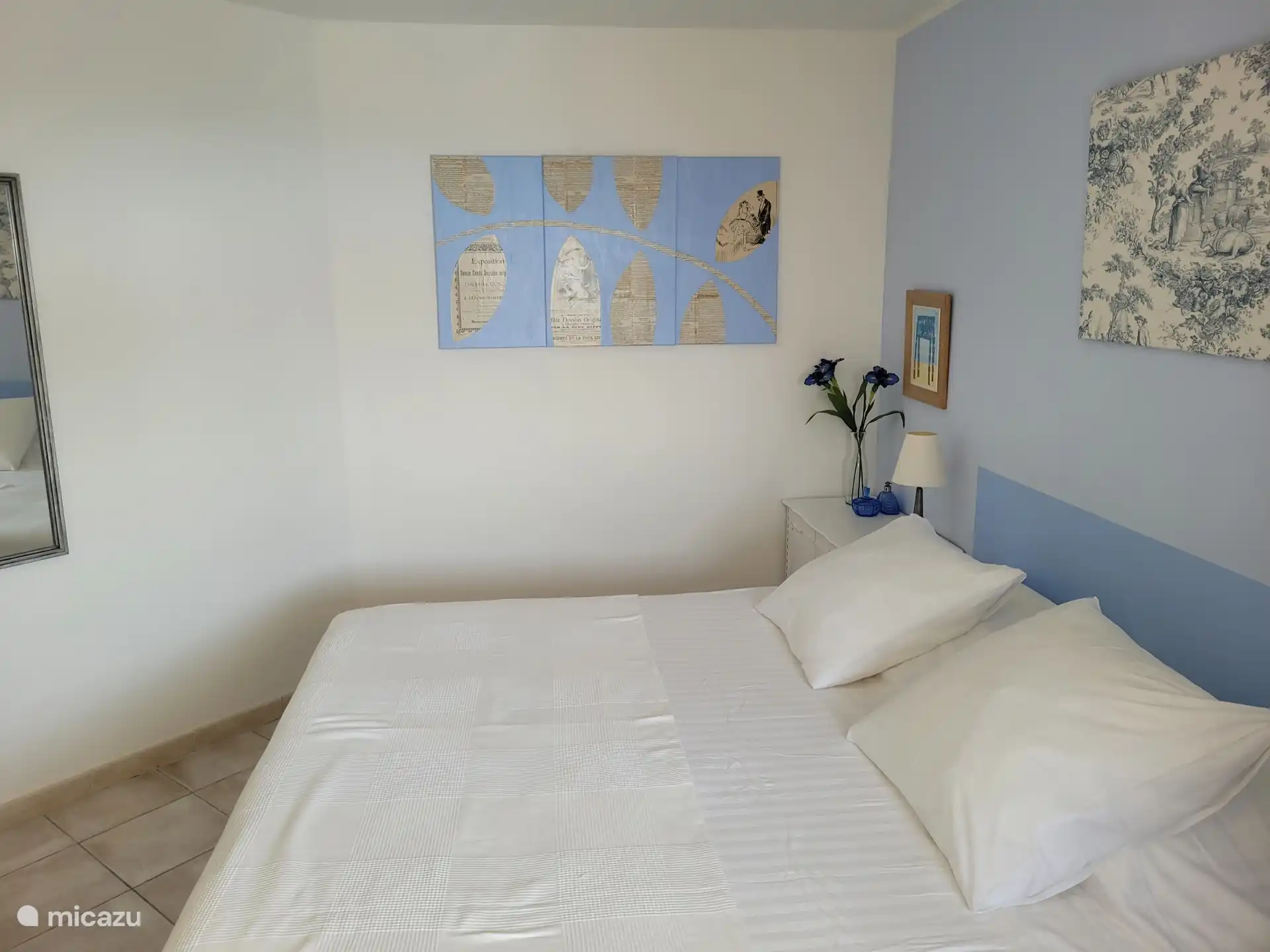 Bedroom with double bed. 