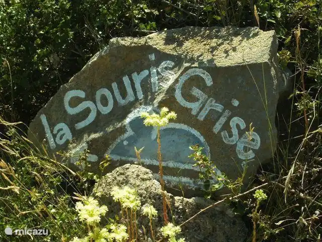 La Souris Grise 3** vakantie 2026  huren in Frankrijk, Hérault, Siran-Najac - vakantiehuis Als u deze steen ziet bent is het nog maar 200 meter naar uw vakantieadres.