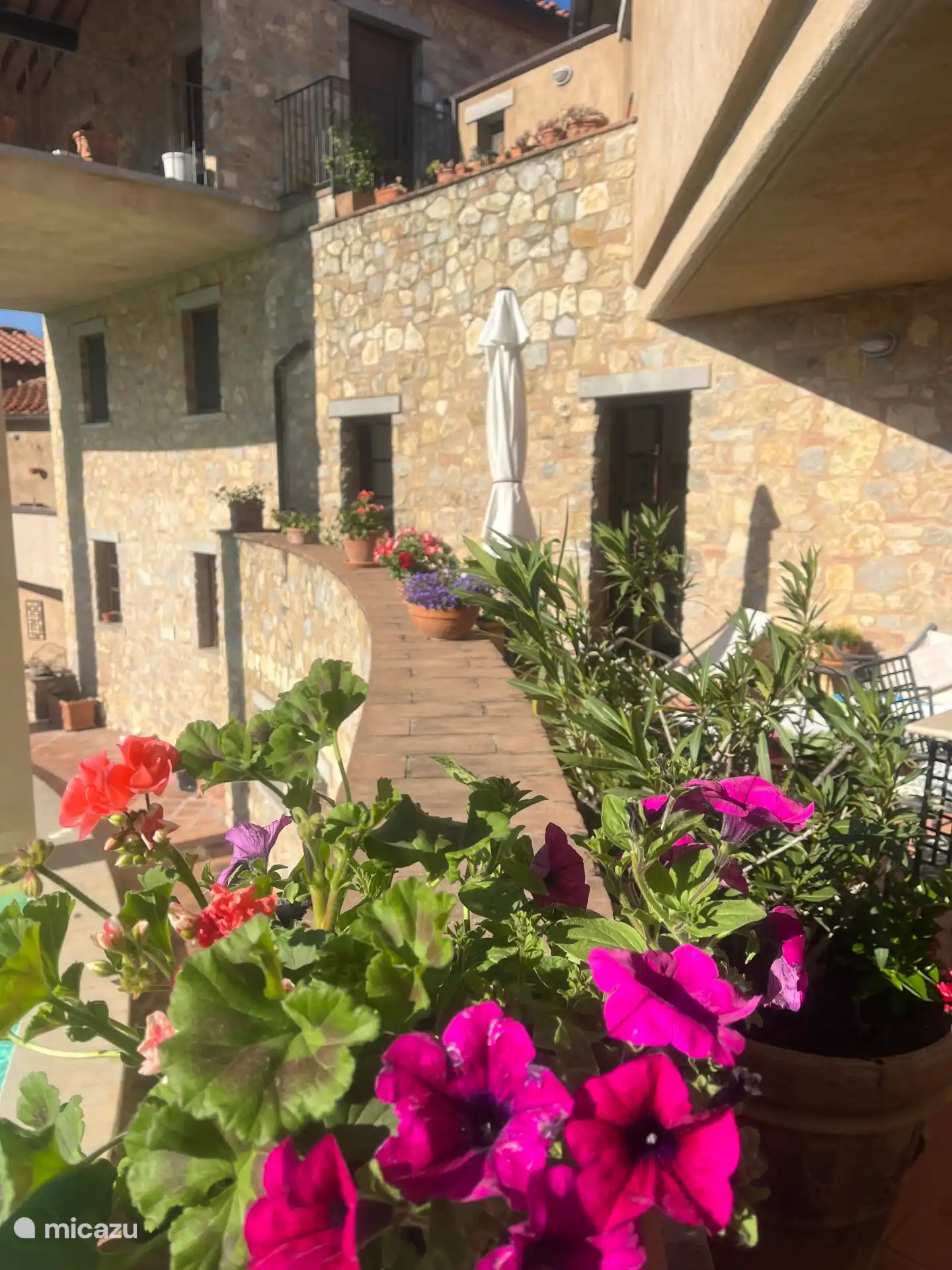 All rooms open onto the terrace 