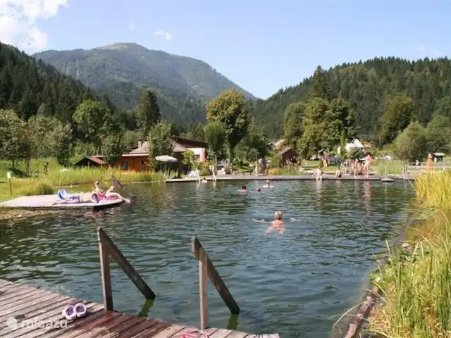 villa en Austria, Carintia, Kötschach-Mauthen – Villa Montañara Disfrute nadando en la Piscina Natural de Mauthen.
