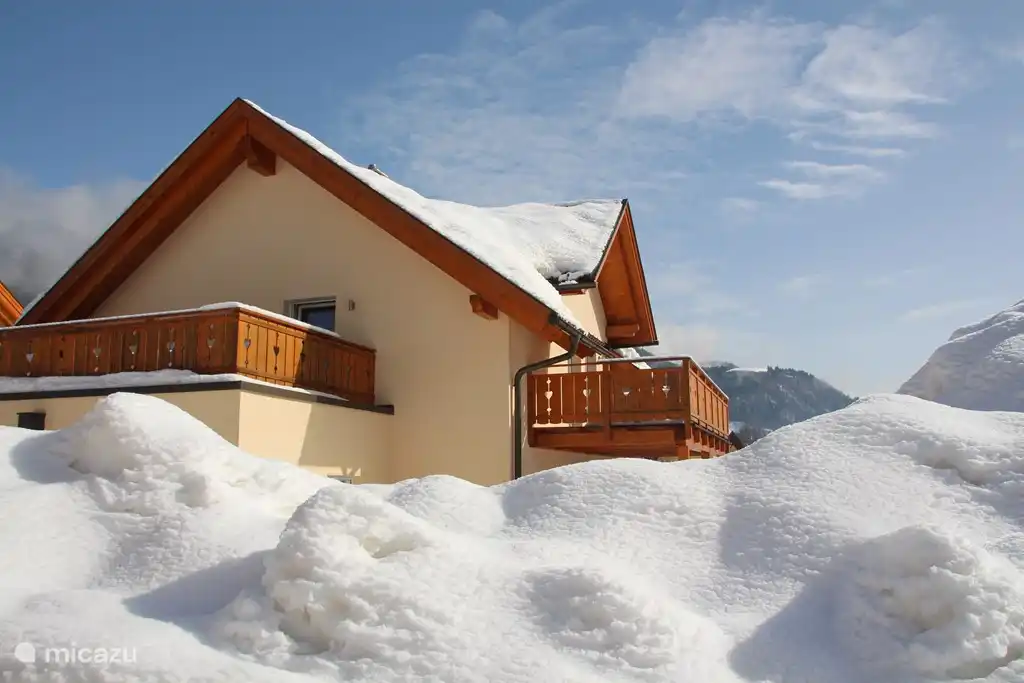 Villa Montanara sous la neige