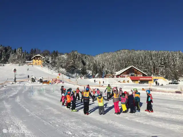 villa en Austria, Carintia, Kötschach-Mauthen – Villa Montañara Área de esquí ideal para familias literalmente al lado.