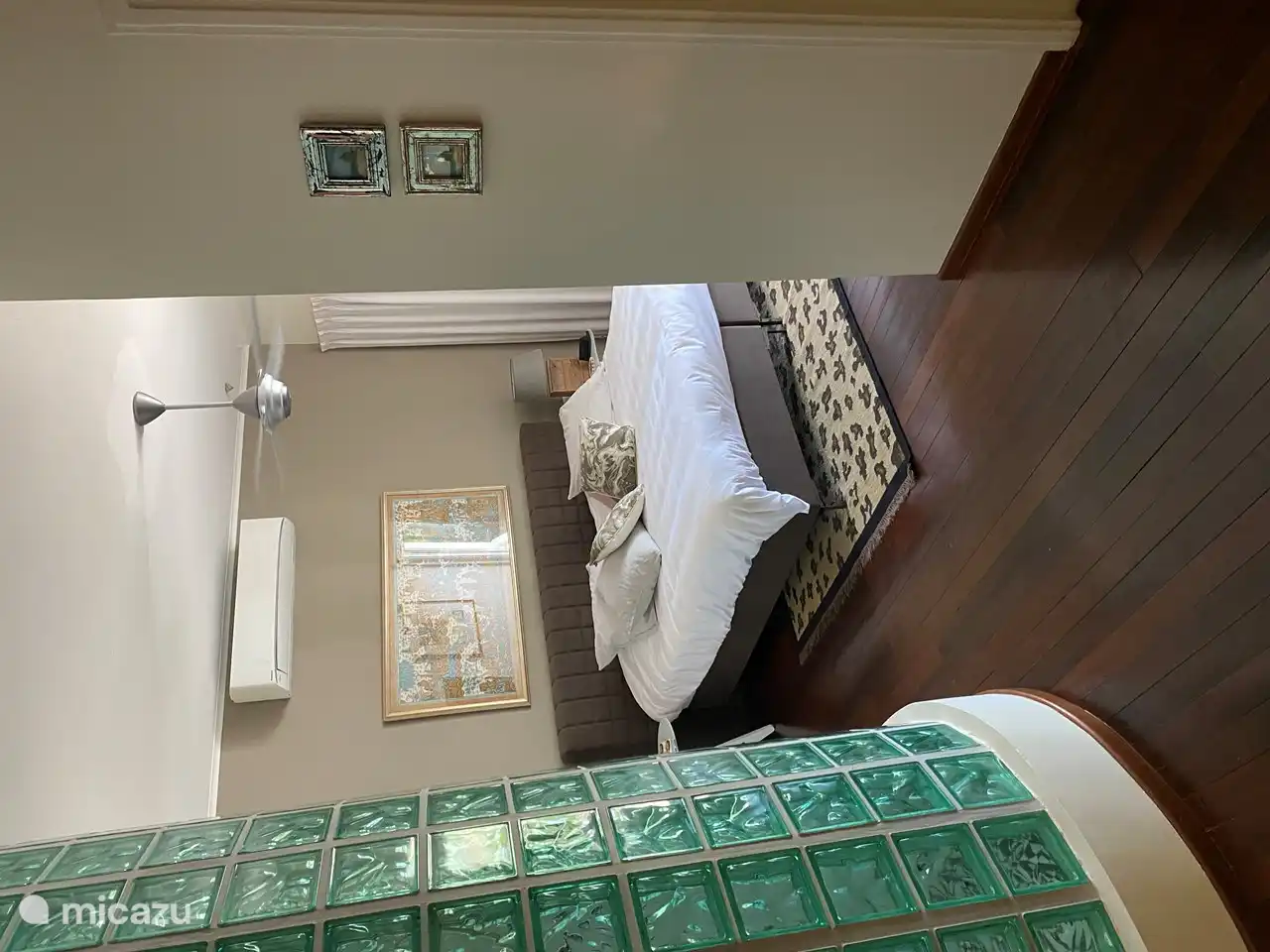 Master bedroom with king bed