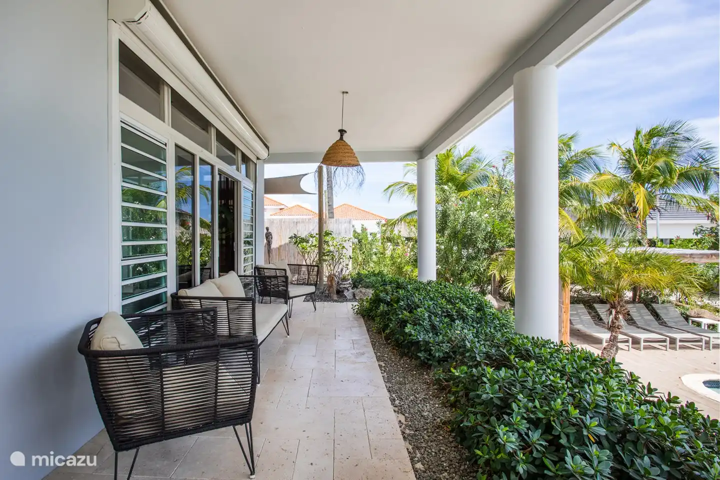Relax with a view of the pool