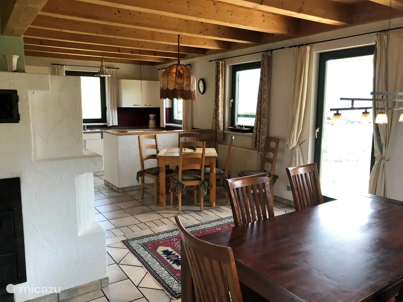 De deur naar het terras