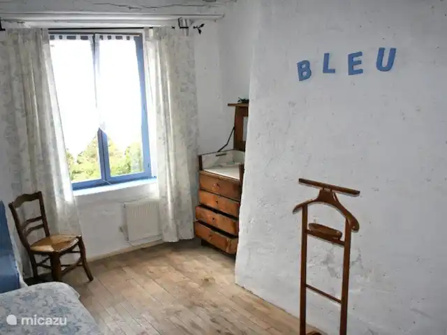 Ferme Pauchard | France, Vosges, Hennezel - maison de vacances Plaque d'ambiance Chambre bleue.