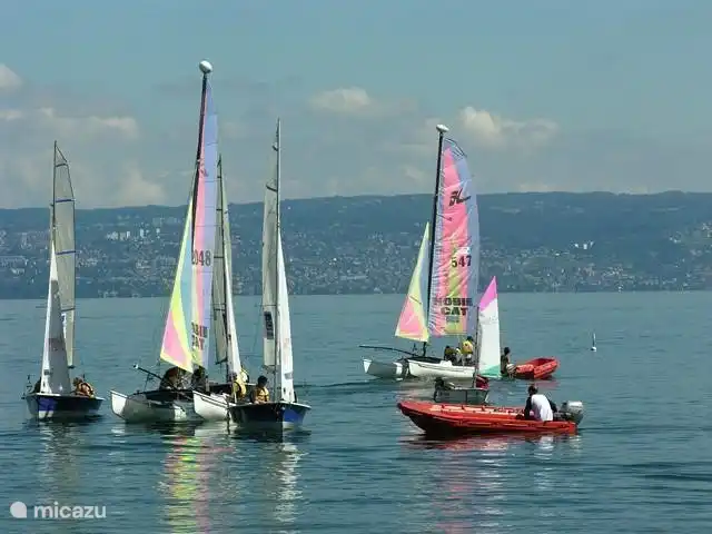 Location de Vacances France, Haute-Savoie, Évian-les-Bains, maison de vacances - temps de fourrure Ecole de voile Evian