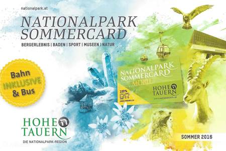 Neu ab Sommer 2016: Nationalpark Sommercard inklusive!