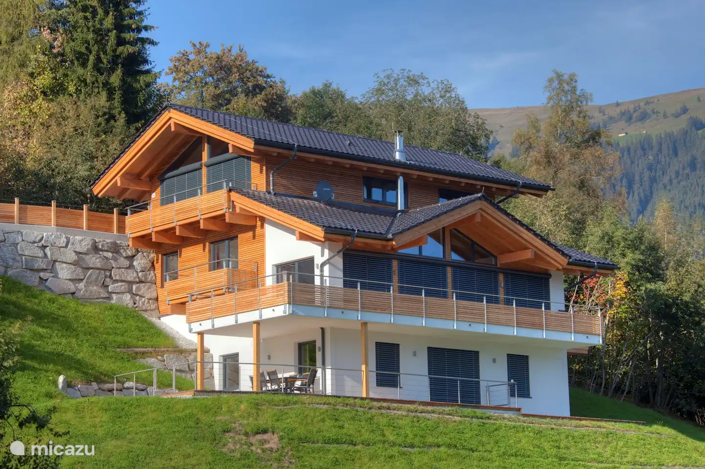 Chalet d'alpage au Wildkogel; appartement à l'étage Smaragd, appartement au rez-de-chaussée Kristall