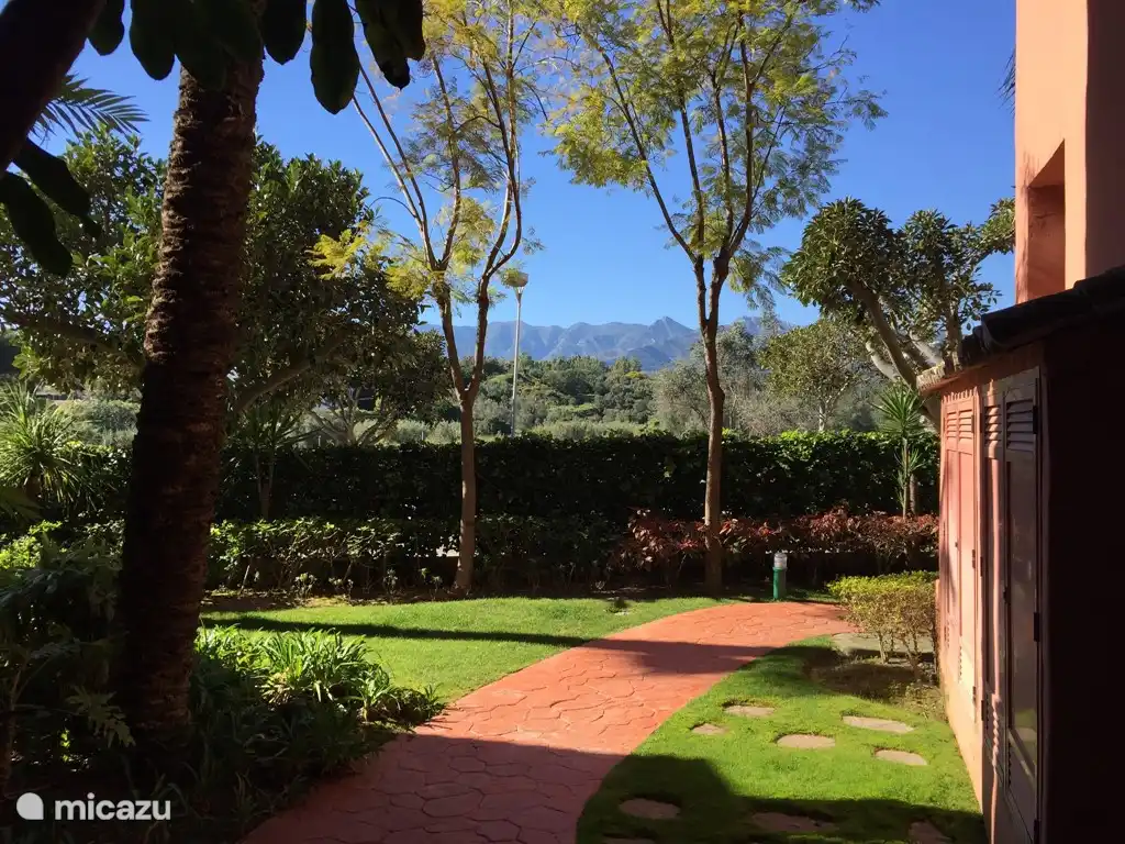 La vue depuis la deuxième chambre.