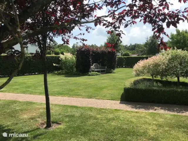 Oriole sur l'eau Frise | Pays-Bas, Frise, Langweer - maison de vacances Vue de la cour avant
