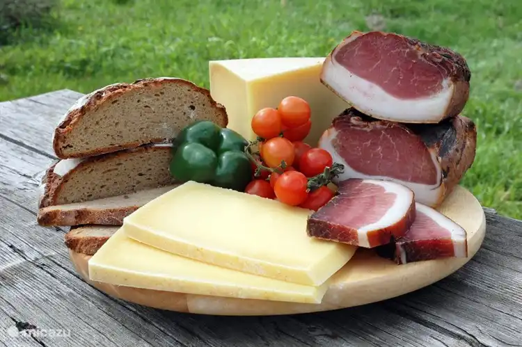 Leckeres Essen, wie sie in Österreich.