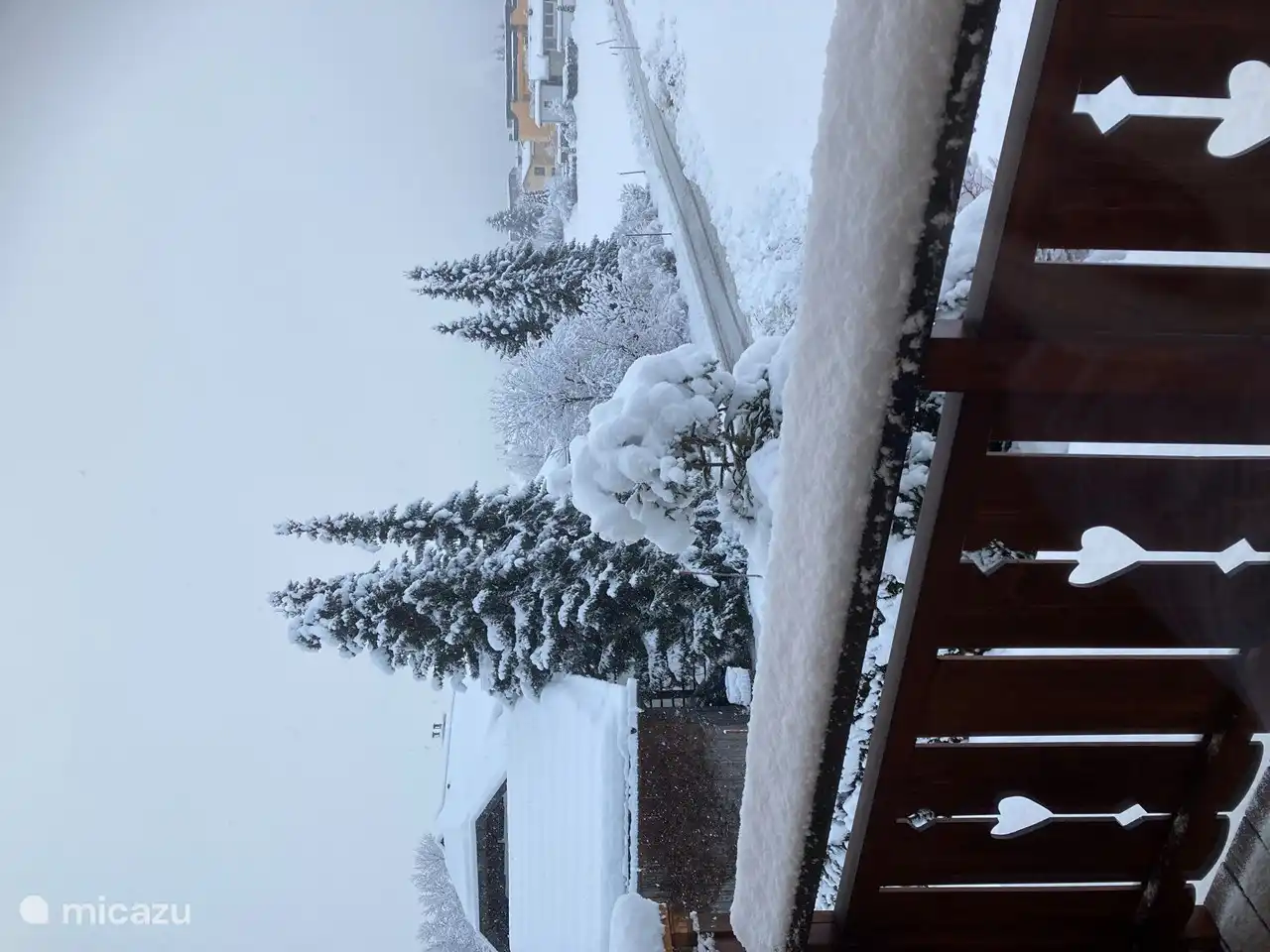 Blick vom Schlafzimmerbalkon.