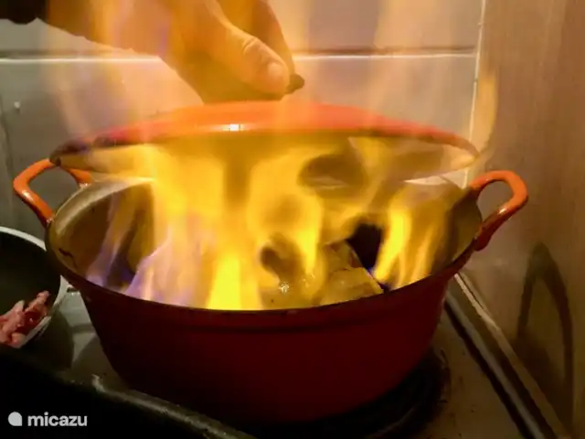 Location de Vacances France, Nièvre, Lanty, maison de vacances - Manoir BnBourgogne Coq au vin flambé