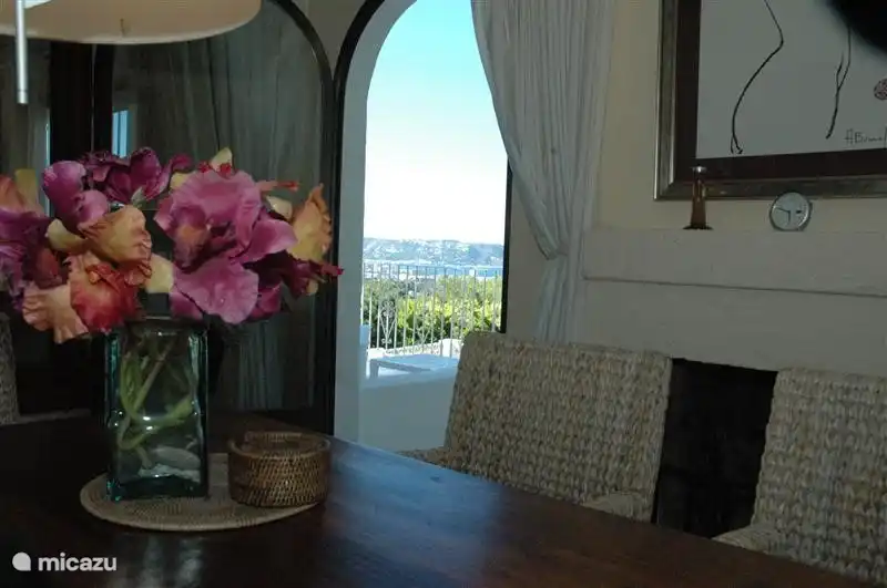 Look through from the dining table