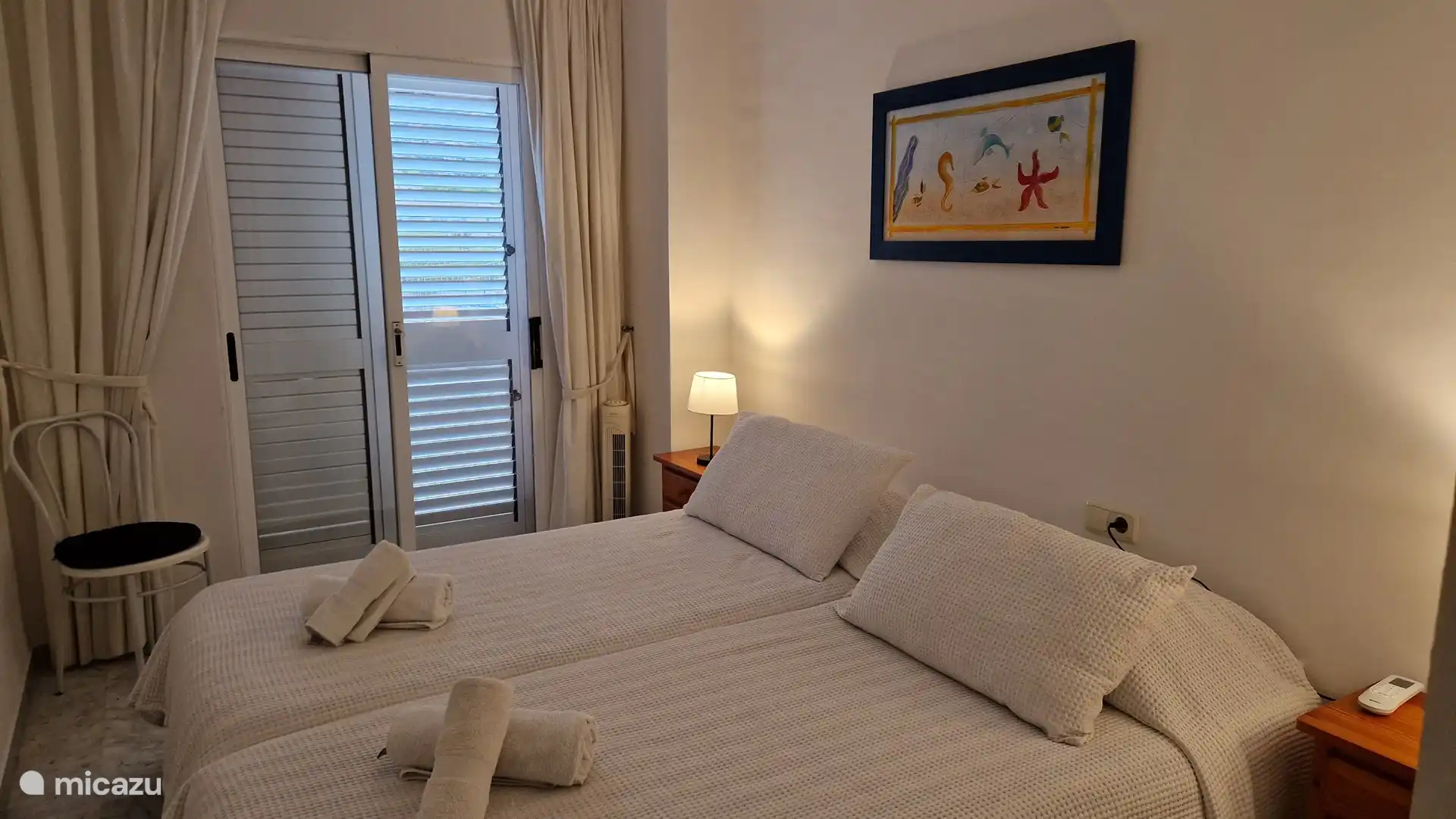 Schlafzimmer 3: 2 Einzelbetten