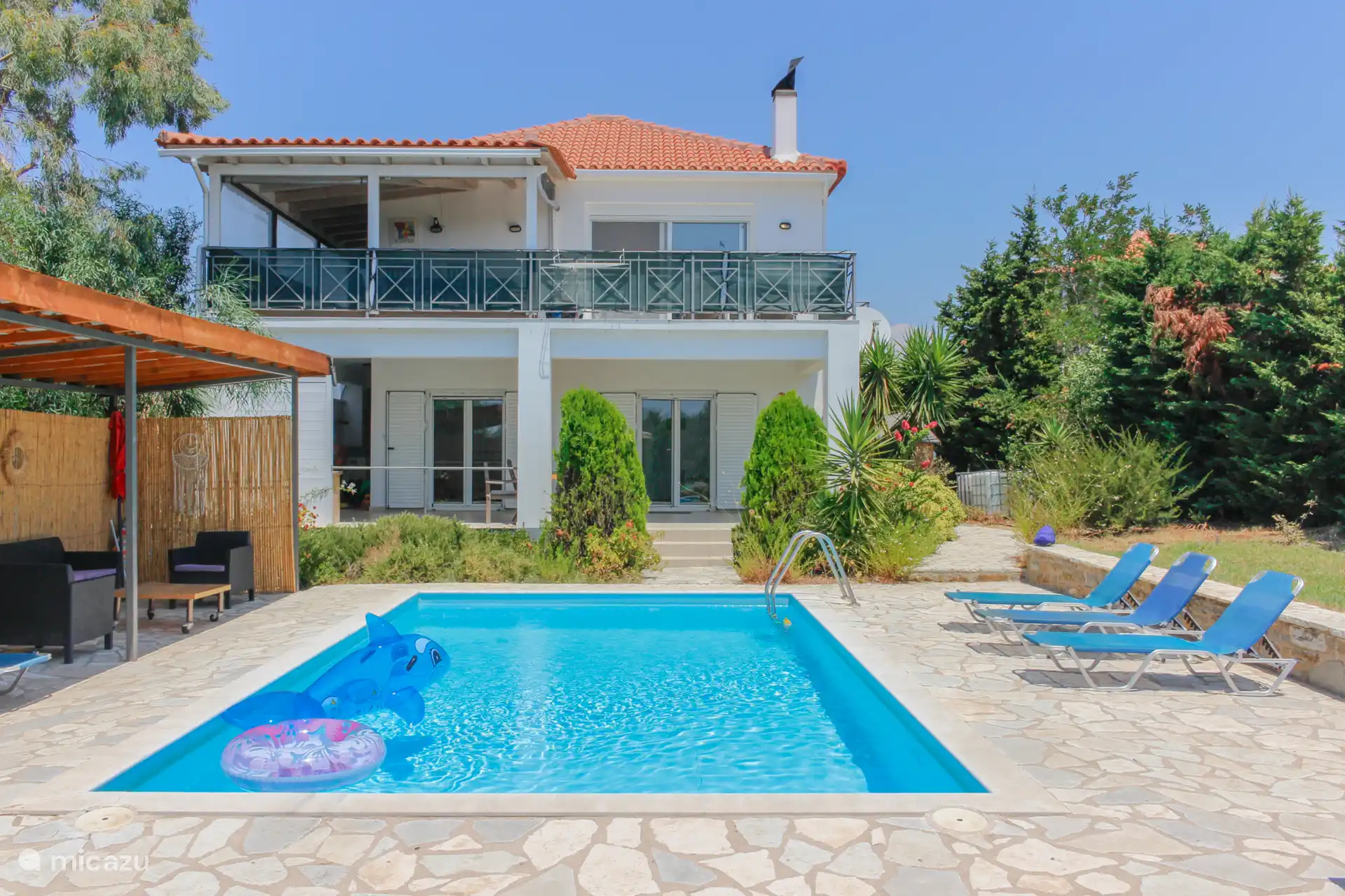 Het zoutwater zwembad.