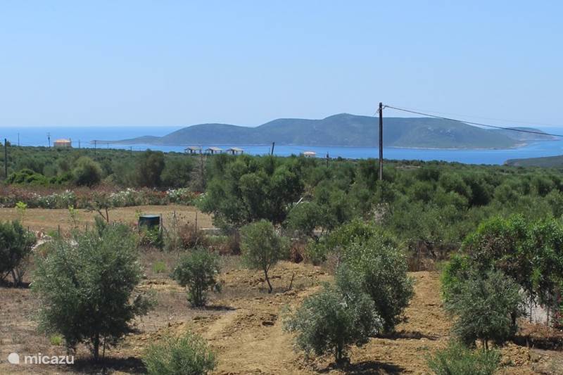 Vakantiehuis Griekenland, Peloponnesos, Evangelismos Villa Villa Kerasi zwembad strand zeezicht