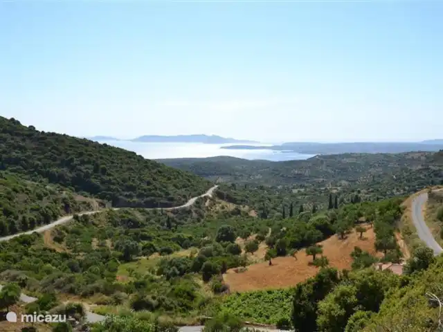 Villa Kerasi piscine plage vue mer | Grèce, Péloponnèse, Evangelismos - villa Une belle vallée sur le chemin de Koroni. Un paysage unique !!!