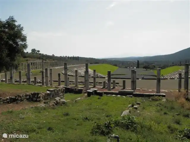 Villa Kerasi piscine plage vue mer | Grèce, Péloponnèse, Evangelismos - villa Messine antique. Des fouilles sont toujours en cours à 40 km. Un voyage dans le temps. Vers le IVe siècle av.