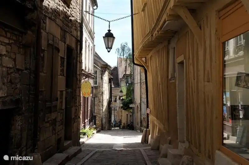 Die schöne Altstadt von Clamecy. In 25 Min. Fahren Sie von der Gîte aus.