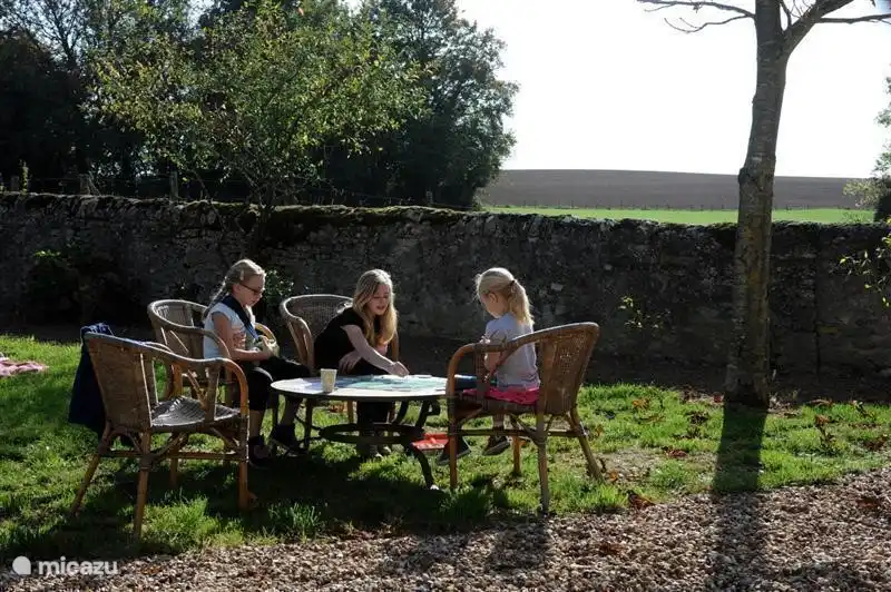 Terrasse im Innenhof