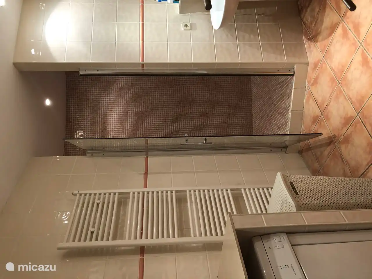 ....mit ebenerdiger Dusche....