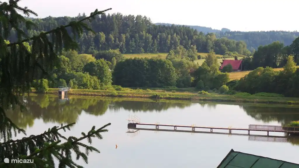 La vista desde el balcón 