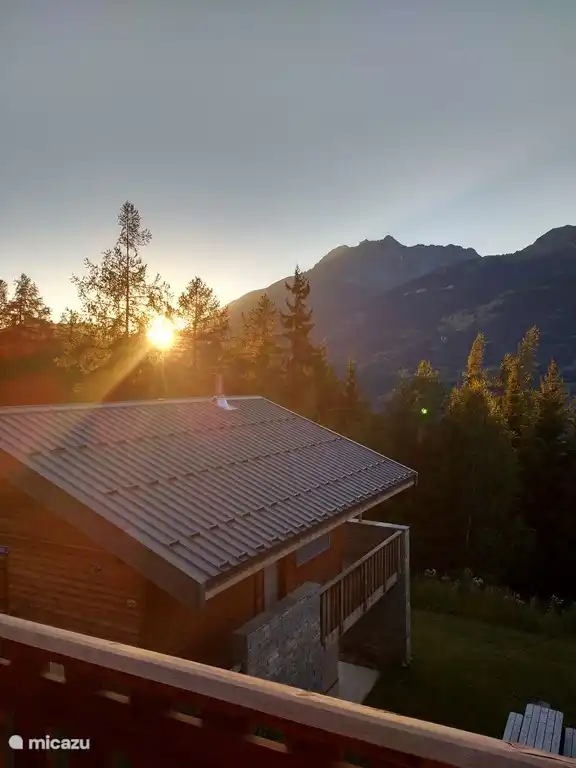 Abendsonne vom Balkon