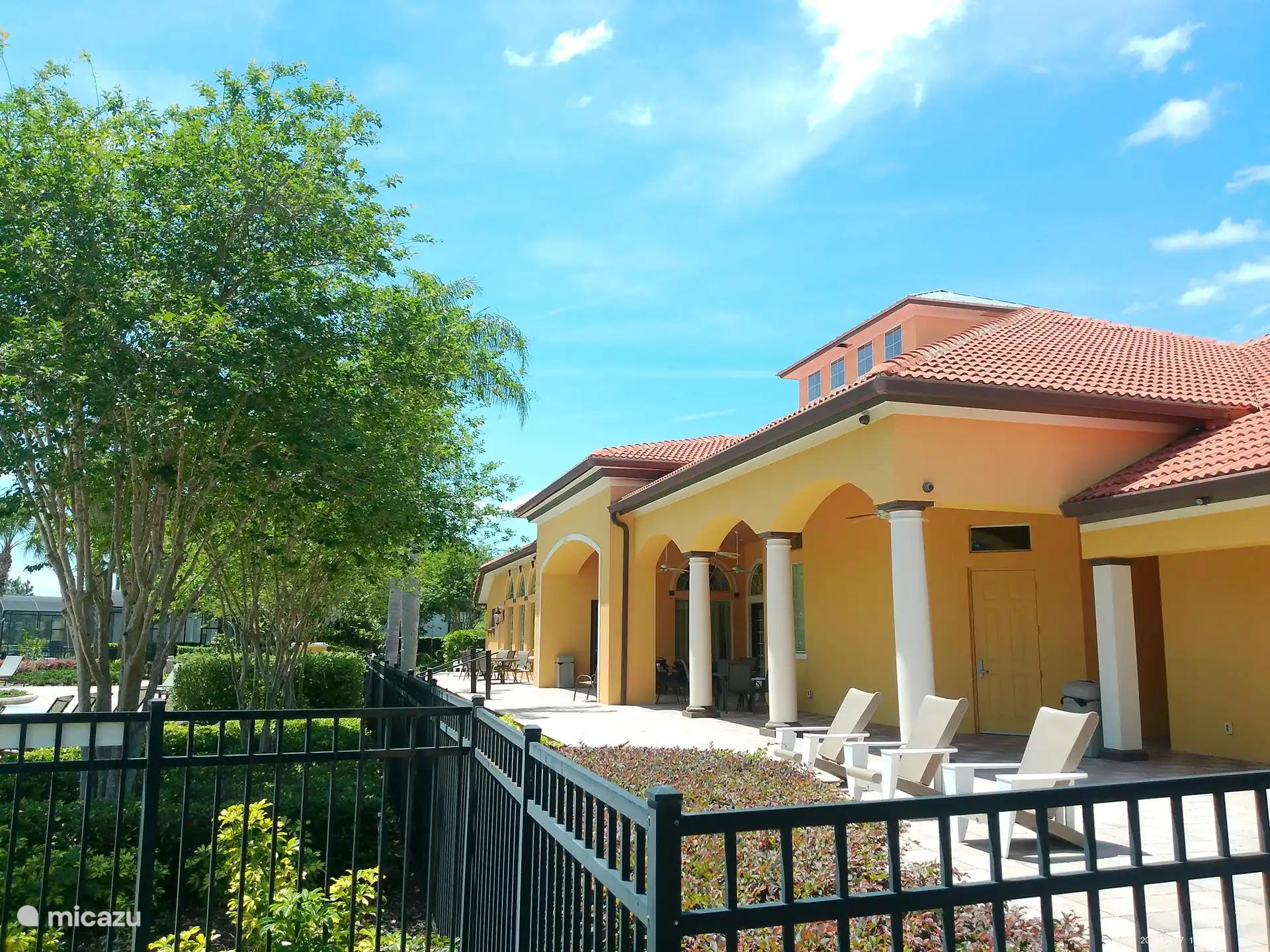 Clubhaus in unserer Ferienvilla House of Orange in Davenport in der Nähe von Orlando, Florida.