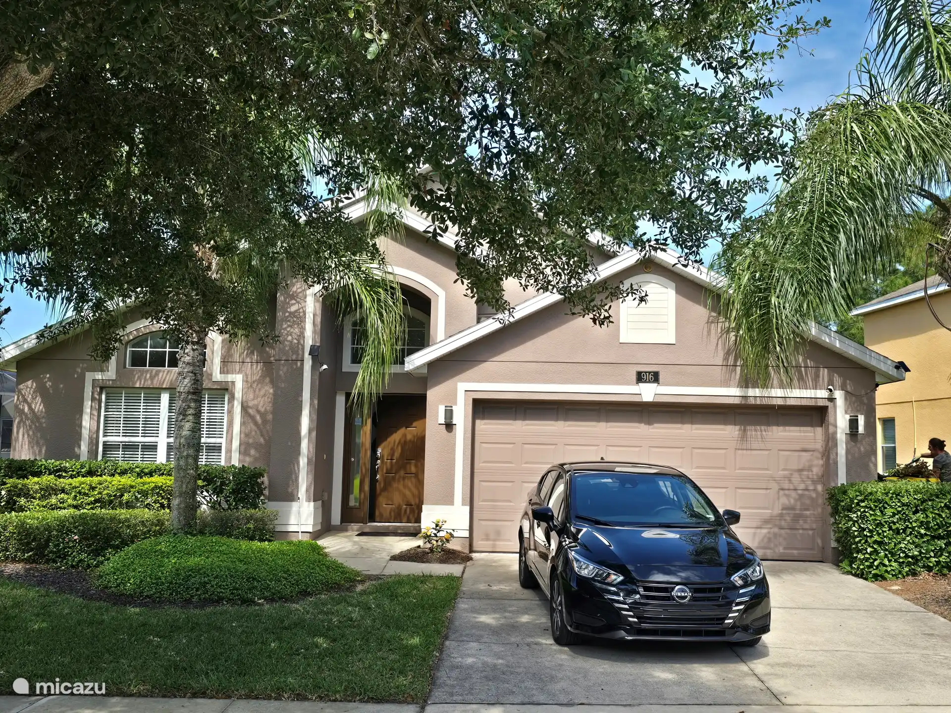 Vorderhaus Haus von Orange in Davenport in der Nähe von Orlando, Florida.