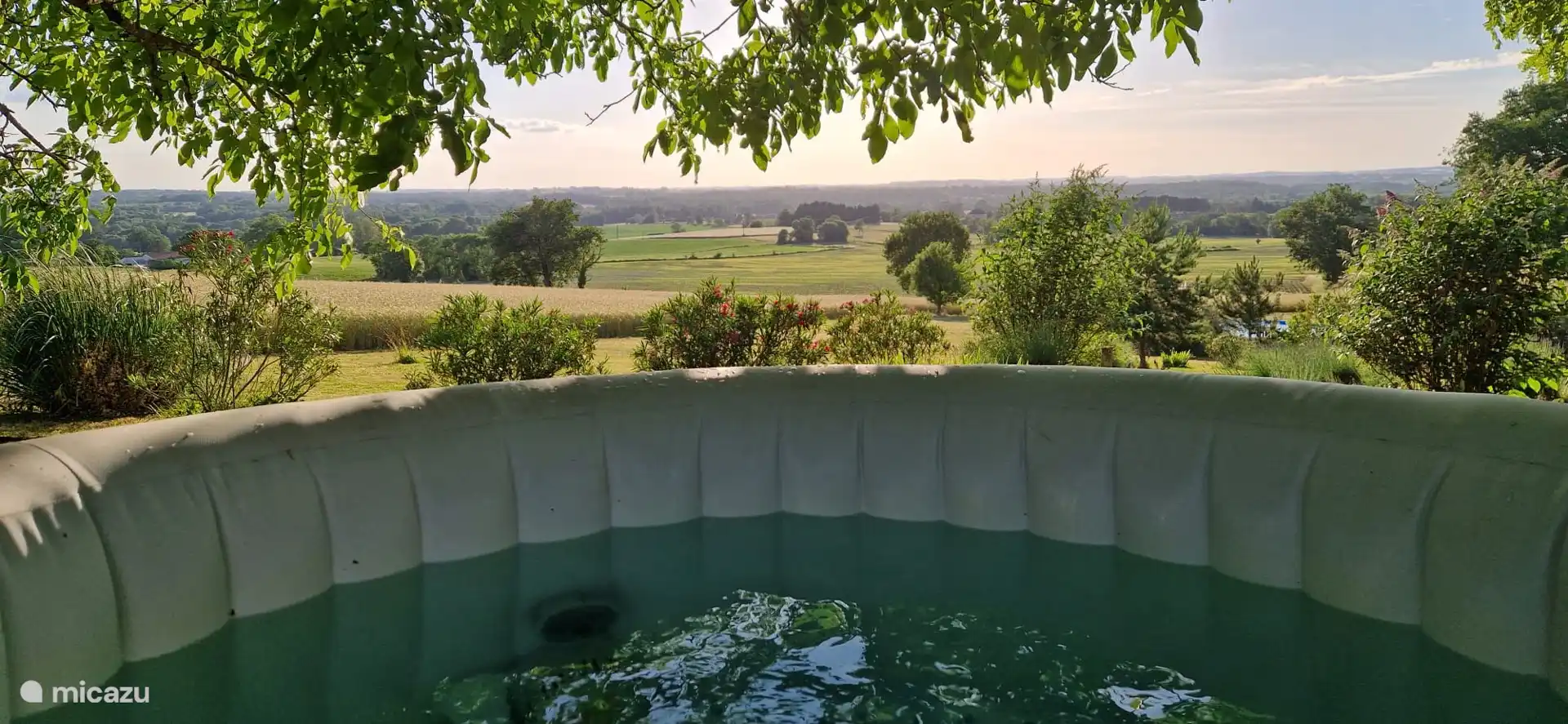 View from the spa