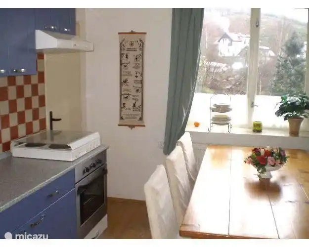 La cocina completamente renovada con comedor.