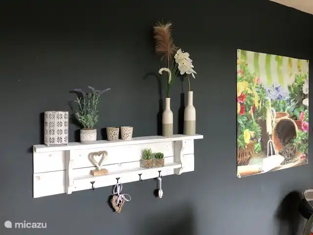 Überdachter Balkon auf der Rückseite