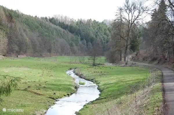 Blick vom Balkon zurück.