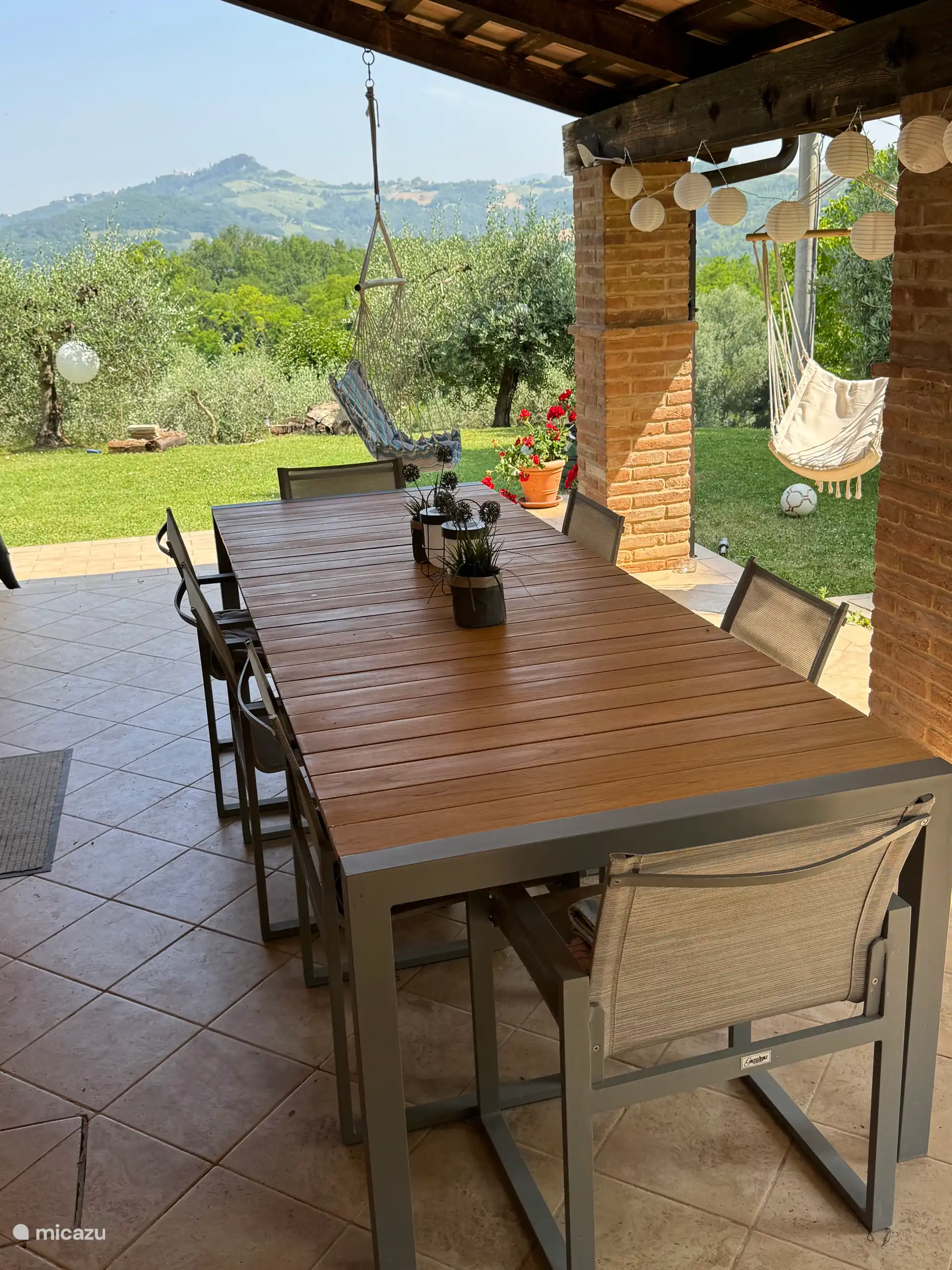 .... Essen mit schöner Aussicht...