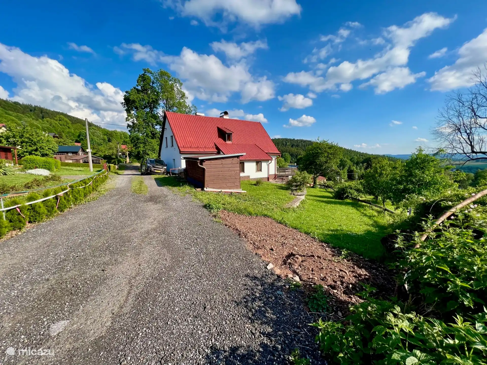 Vista exterior de la casa