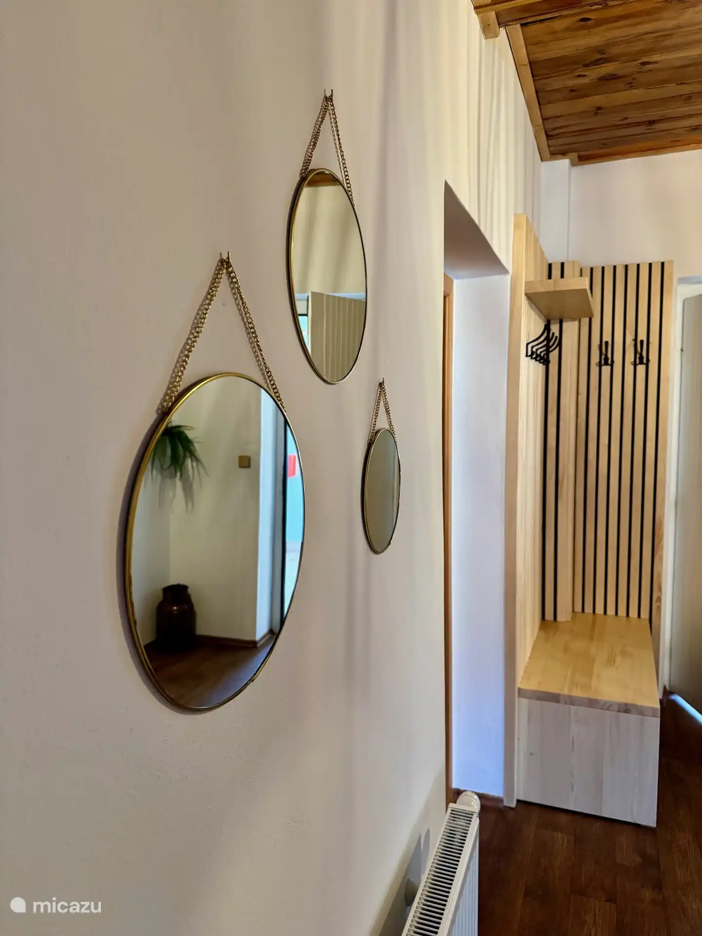 Hermosos detalles que hacen que el pasillo sea más hermoso y espacioso