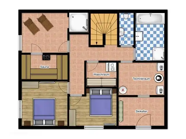 Chalet Alte Mühle | Autriche, Tyrol, Fügenberg - maison de vacances Sous-sol