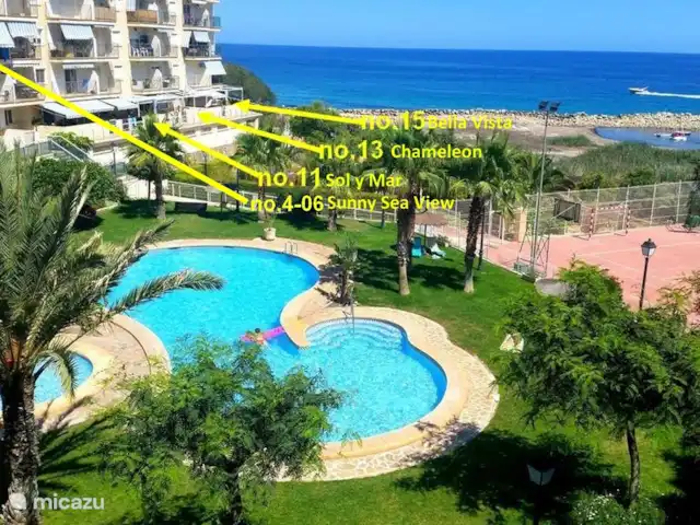 SOL Y MAR, HEERLIJK  appartement. huren in Spanje, Costa Blanca, El Campello - appartement Ligging van onze appartement. Allen in het blok B met de juiste zonligging