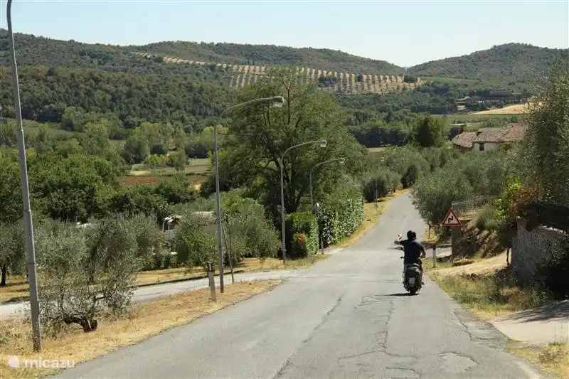 via del Molino direction Panicale
