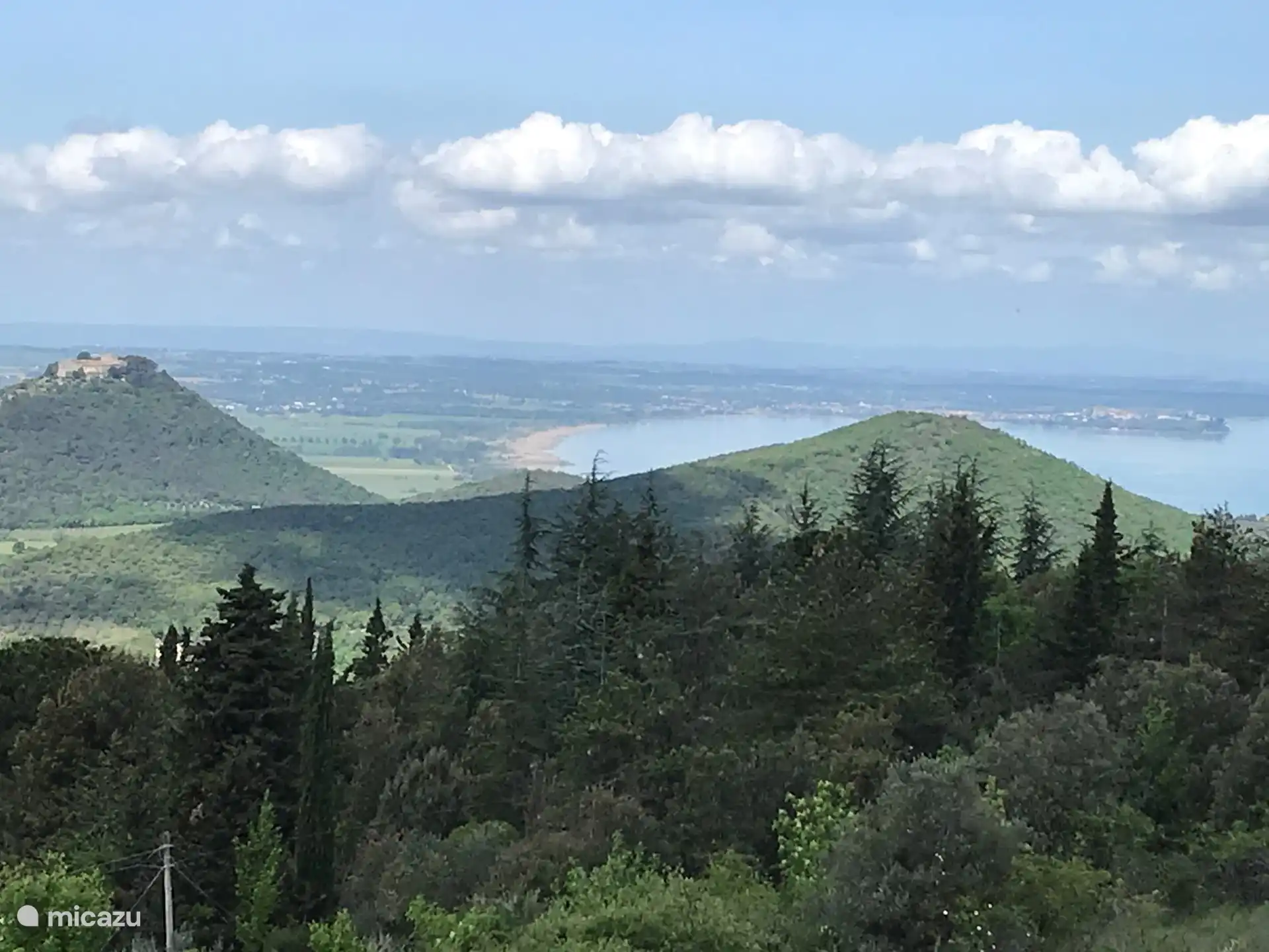 Lake Trasimeno from Montali
