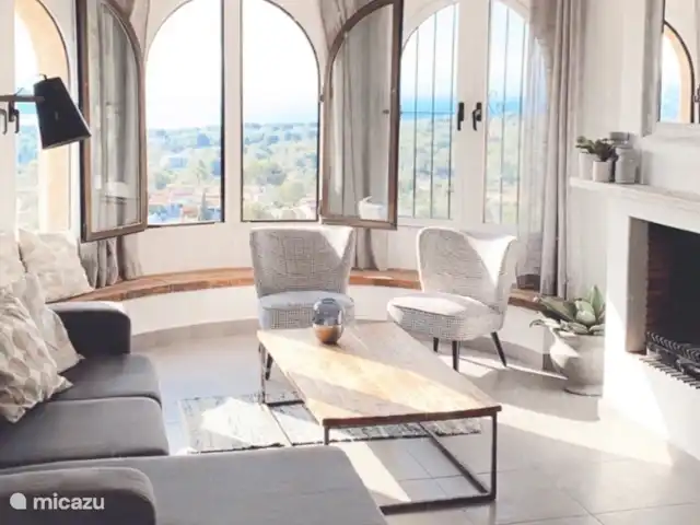 Villa Palma Real en España, Costa Blanca, Moraira - villa sala de estar arriba