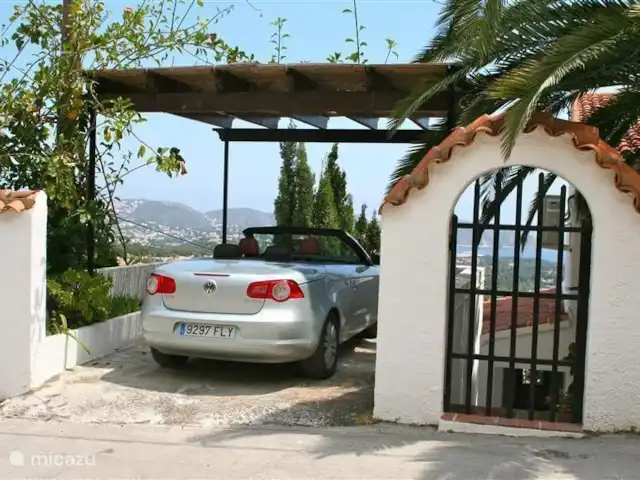 Villa Palma Real en España, Costa Blanca, Moraira - villa 2do estacionamiento (carport)