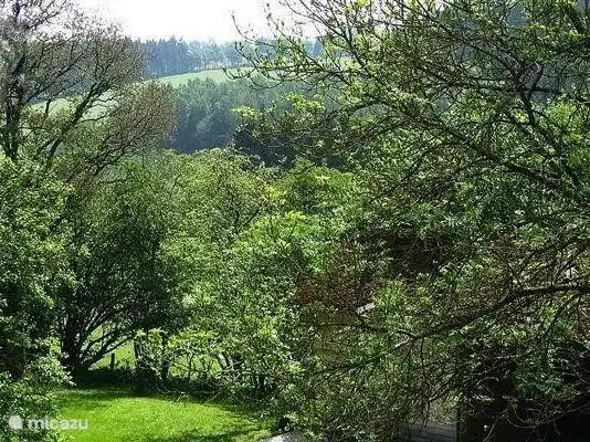 El césped de la casa ofrece muchas oportunidades para tomar el sol o jugar al fútbol con los niños. Un conjunto de muebles de jardín para 6 personas está disponible.