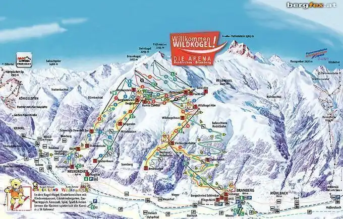 Pistenplanung Wildkogel Arena