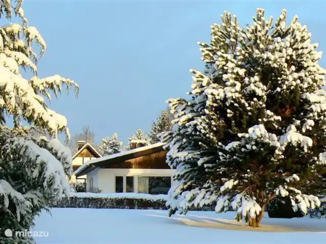 Landhaus Aulatal 62 **** | Allemagne, Hesse, Oberaula - bungalow C'est aussi beau en hiver.