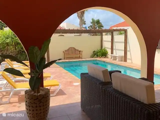 Casa Opal | Aruba, Nord, Rooi Santo - maison de vacances assise confortable au bord de la piscine