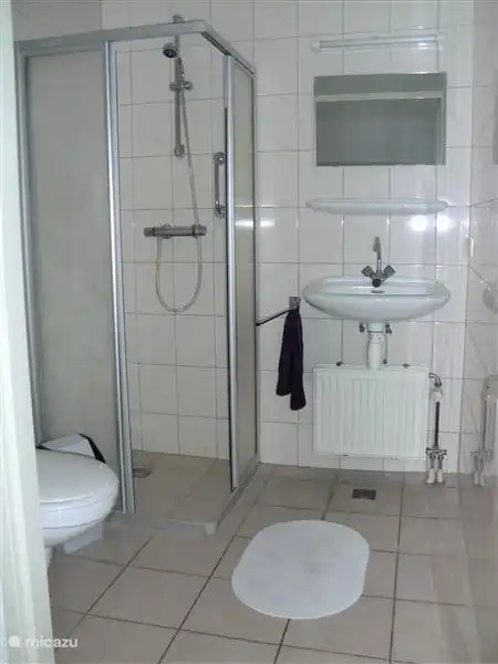 Eines der beiden Bäder mit Dusche