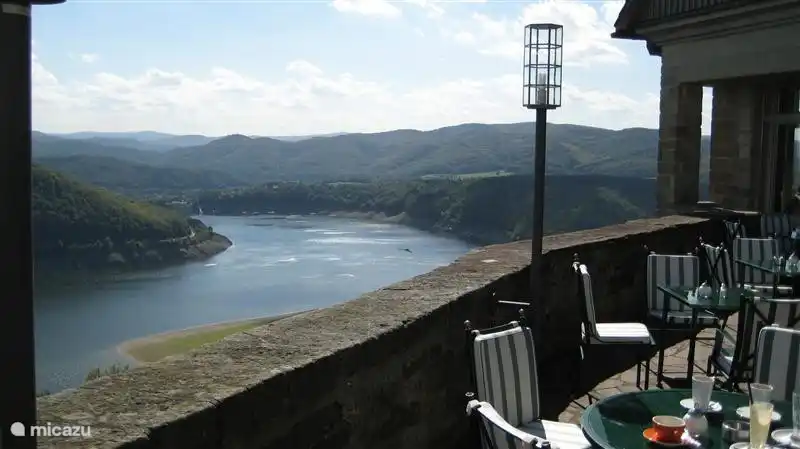 Ein Besuch im Schloss Waldeck Edersee. Eine schöne Aussicht.